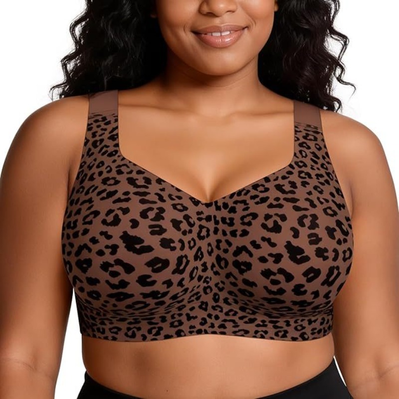 Leopard Jelly Bras Tanpa Kawat - Full Coverage Bra ulasan dan harga