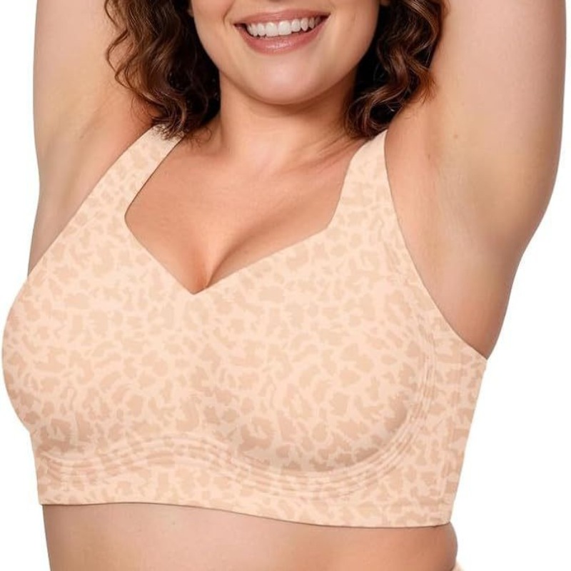 Leopard Jelly Bras Tanpa Kawat - Full Coverage Bra ulasan dan harga